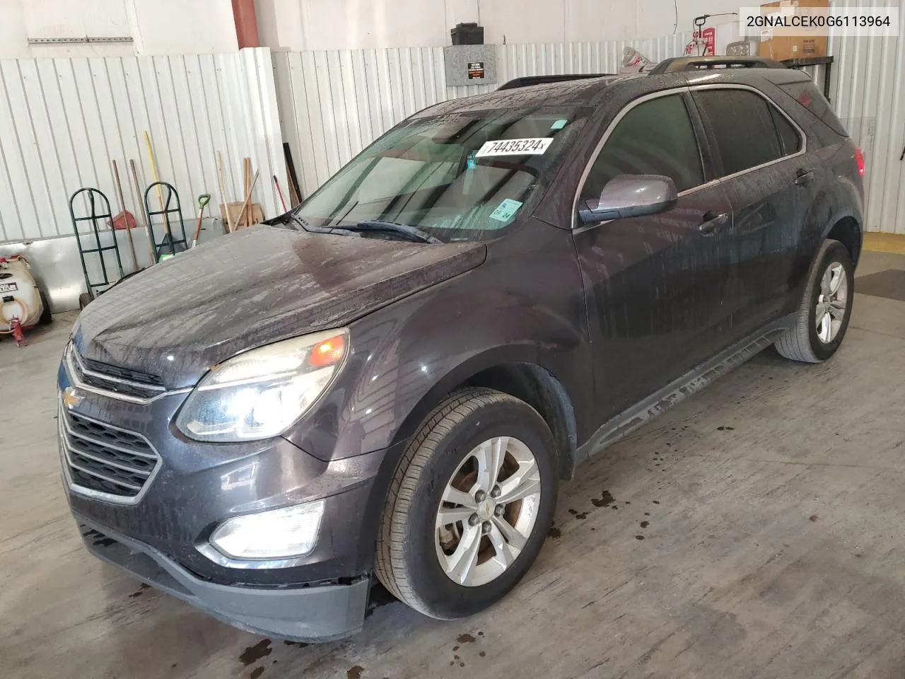 2016 Chevrolet Equinox Lt VIN: 2GNALCEK0G6113964 Lot: 74435324