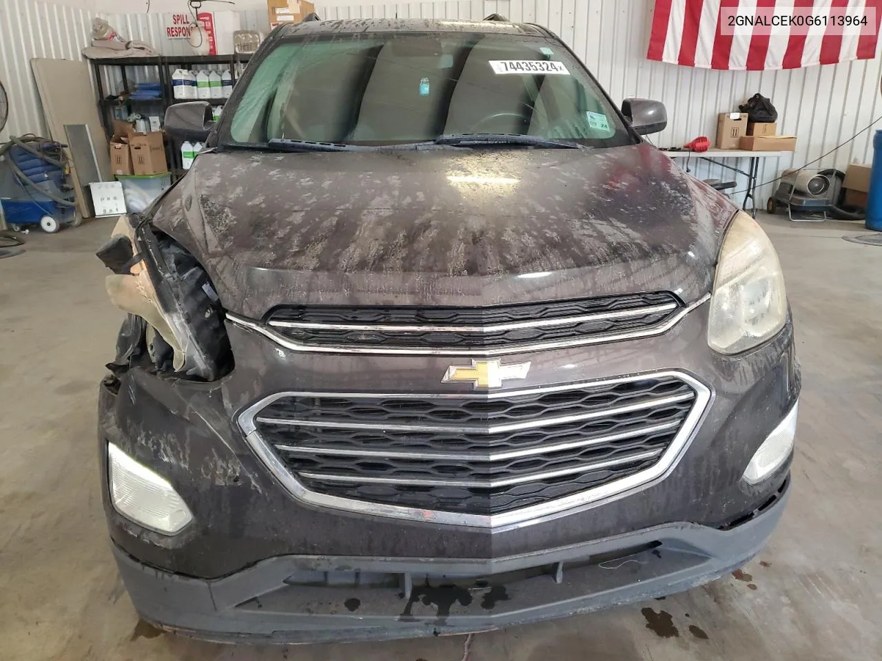 2016 Chevrolet Equinox Lt VIN: 2GNALCEK0G6113964 Lot: 74435324