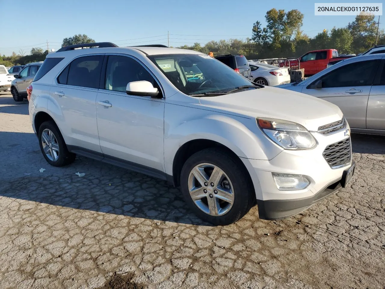 2016 Chevrolet Equinox Lt VIN: 2GNALCEK0G1127635 Lot: 75010924