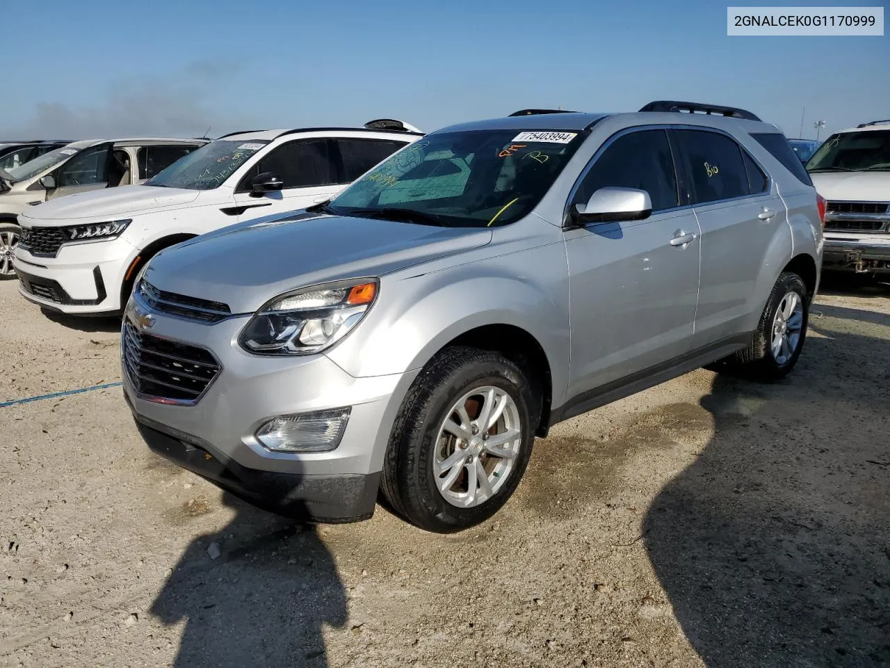 2016 Chevrolet Equinox Lt VIN: 2GNALCEK0G1170999 Lot: 75403994