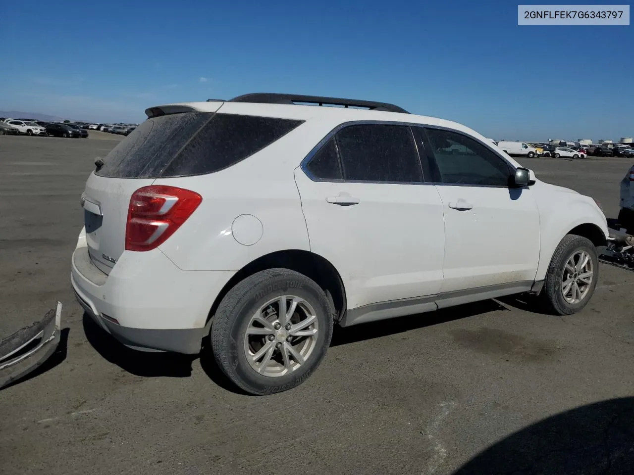 2016 Chevrolet Equinox Lt VIN: 2GNFLFEK7G6343797 Lot: 75463874