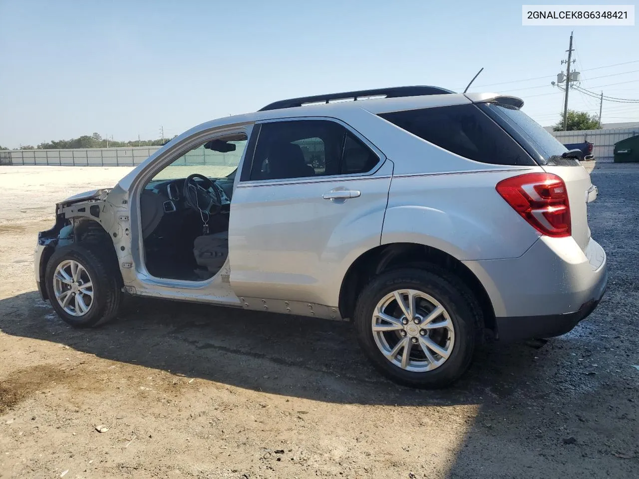 2016 Chevrolet Equinox Lt VIN: 2GNALCEK8G6348421 Lot: 75522004