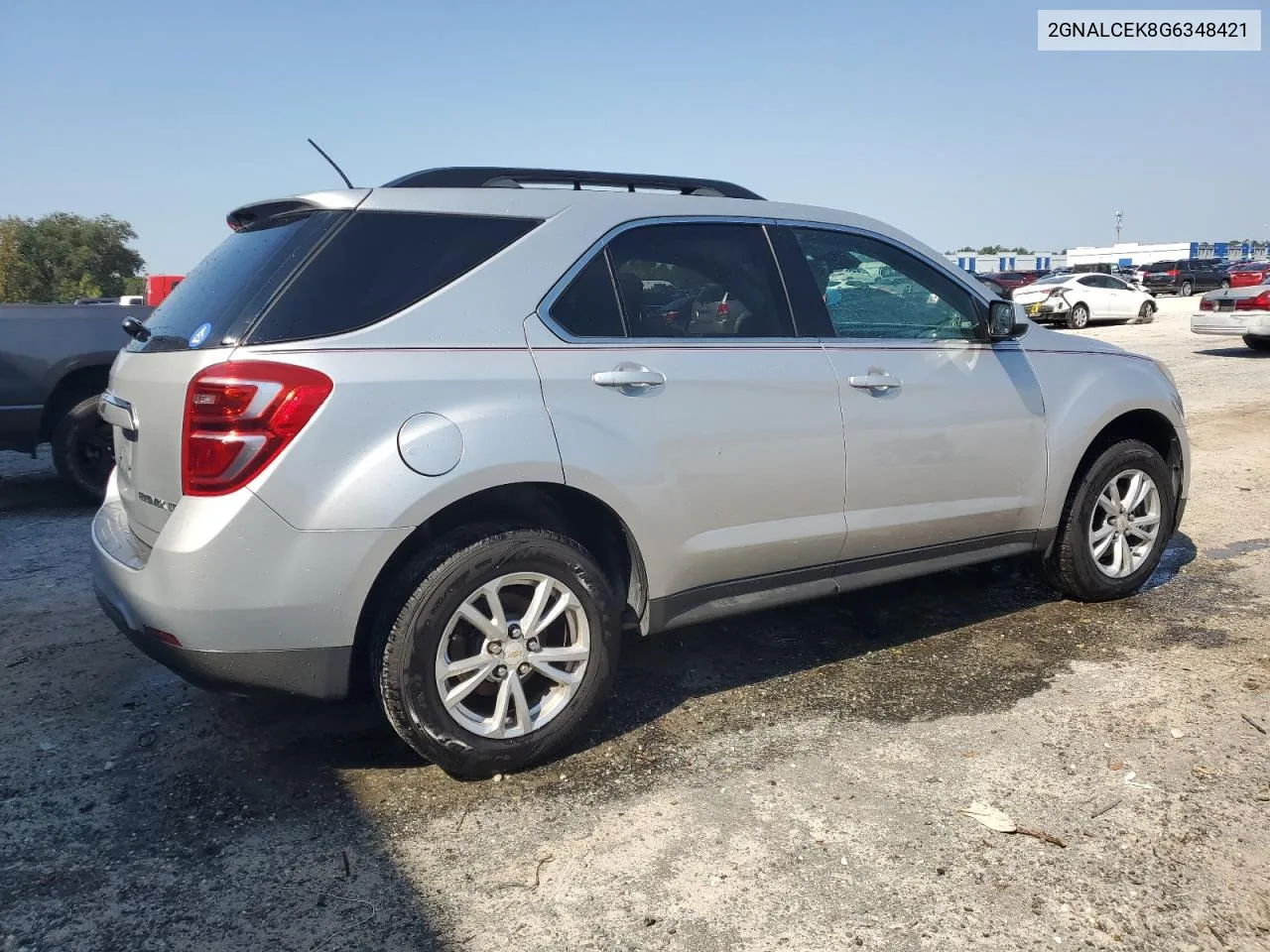 2016 Chevrolet Equinox Lt VIN: 2GNALCEK8G6348421 Lot: 75522004