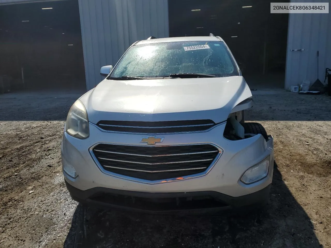 2016 Chevrolet Equinox Lt VIN: 2GNALCEK8G6348421 Lot: 75522004