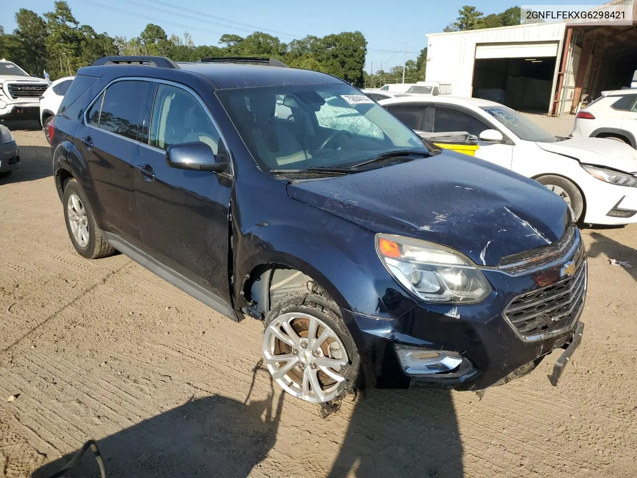 2016 Chevrolet Equinox Lt VIN: 2GNFLFEKXG6298421 Lot: 75604414