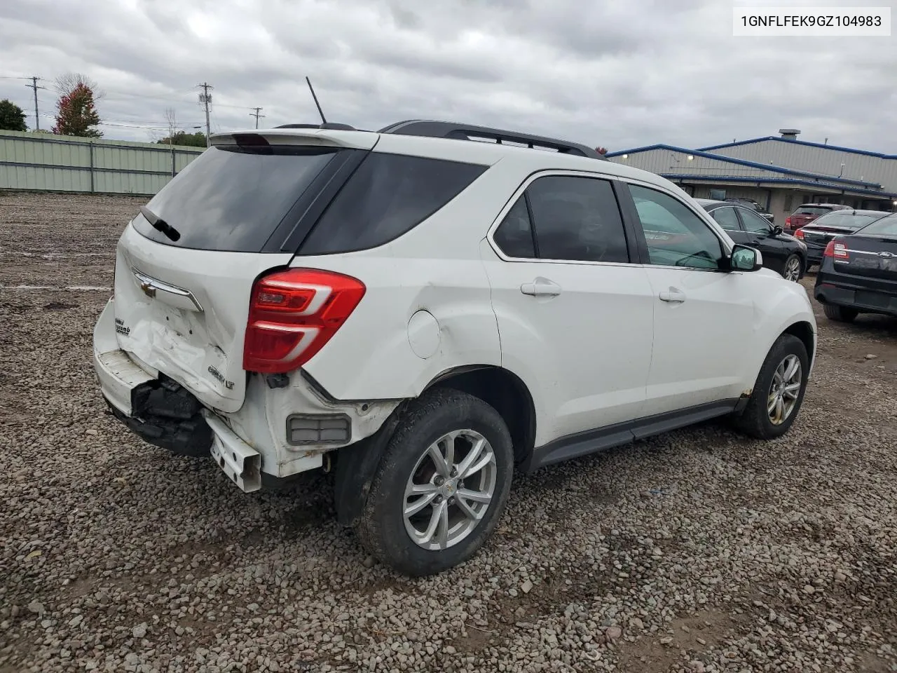 2016 Chevrolet Equinox Lt VIN: 1GNFLFEK9GZ104983 Lot: 75613344