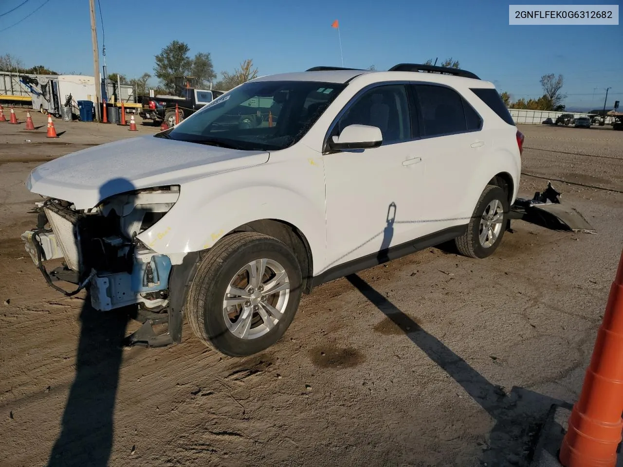 2016 Chevrolet Equinox Lt VIN: 2GNFLFEK0G6312682 Lot: 75805574