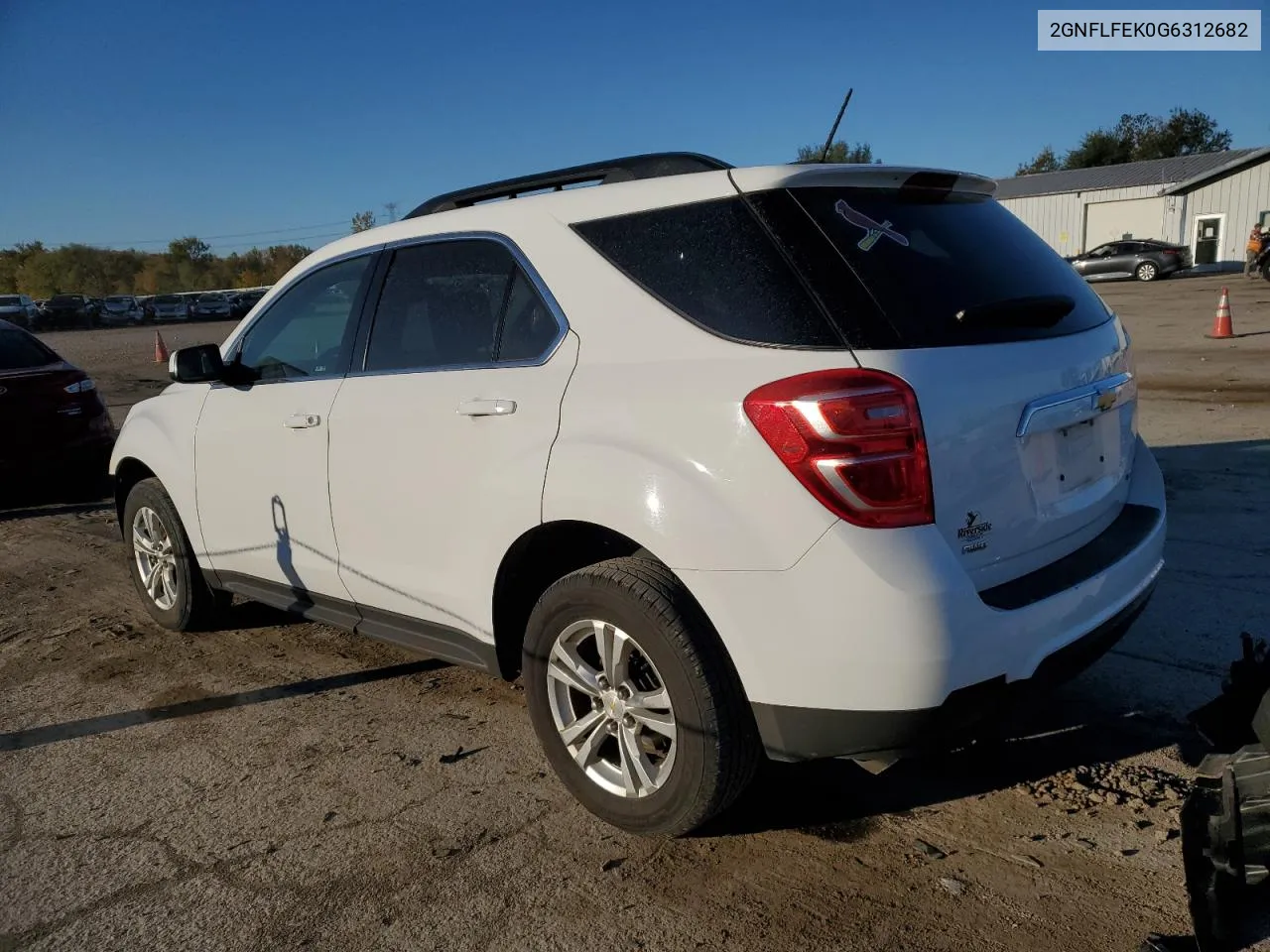 2016 Chevrolet Equinox Lt VIN: 2GNFLFEK0G6312682 Lot: 75805574