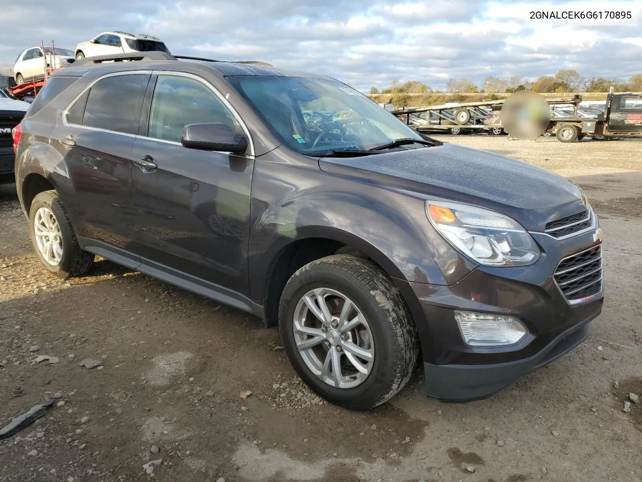 2016 Chevrolet Equinox Lt VIN: 2GNALCEK6G6170895 Lot: 76196034