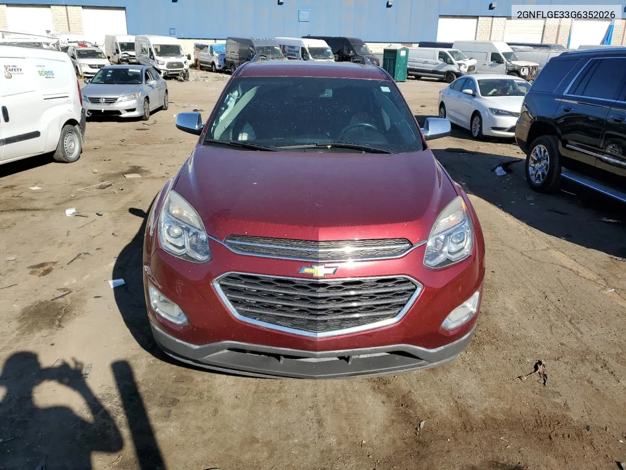 2016 Chevrolet Equinox Ltz VIN: 2GNFLGE33G6352026 Lot: 76514604