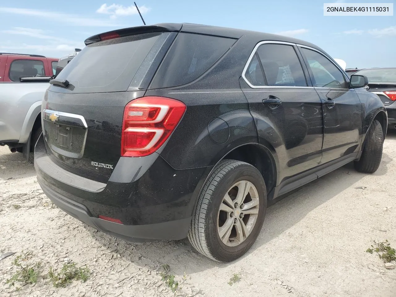 2016 Chevrolet Equinox Ls VIN: 2GNALBEK4G1115031 Lot: 76696034