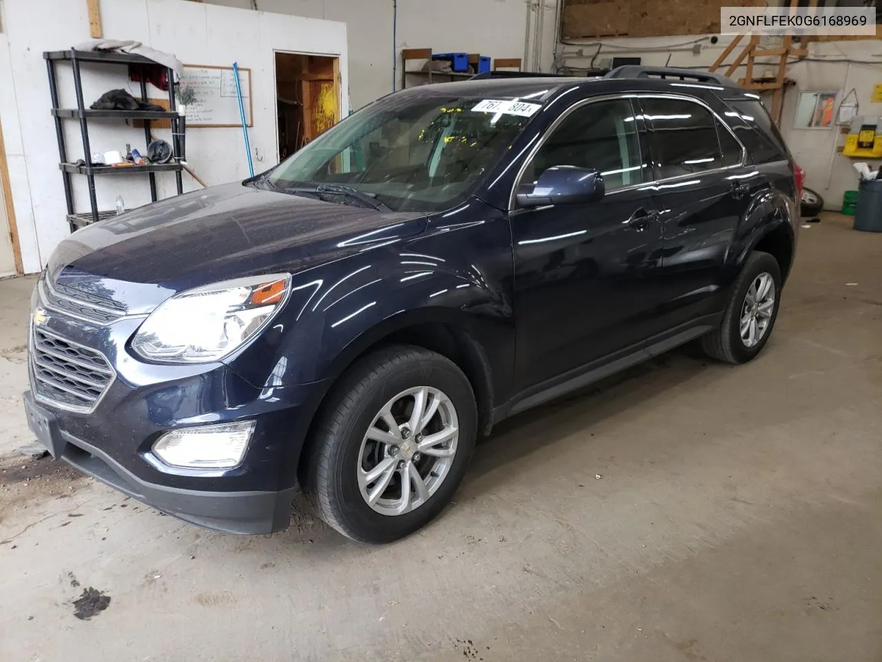 2016 Chevrolet Equinox Lt VIN: 2GNFLFEK0G6168969 Lot: 76731804