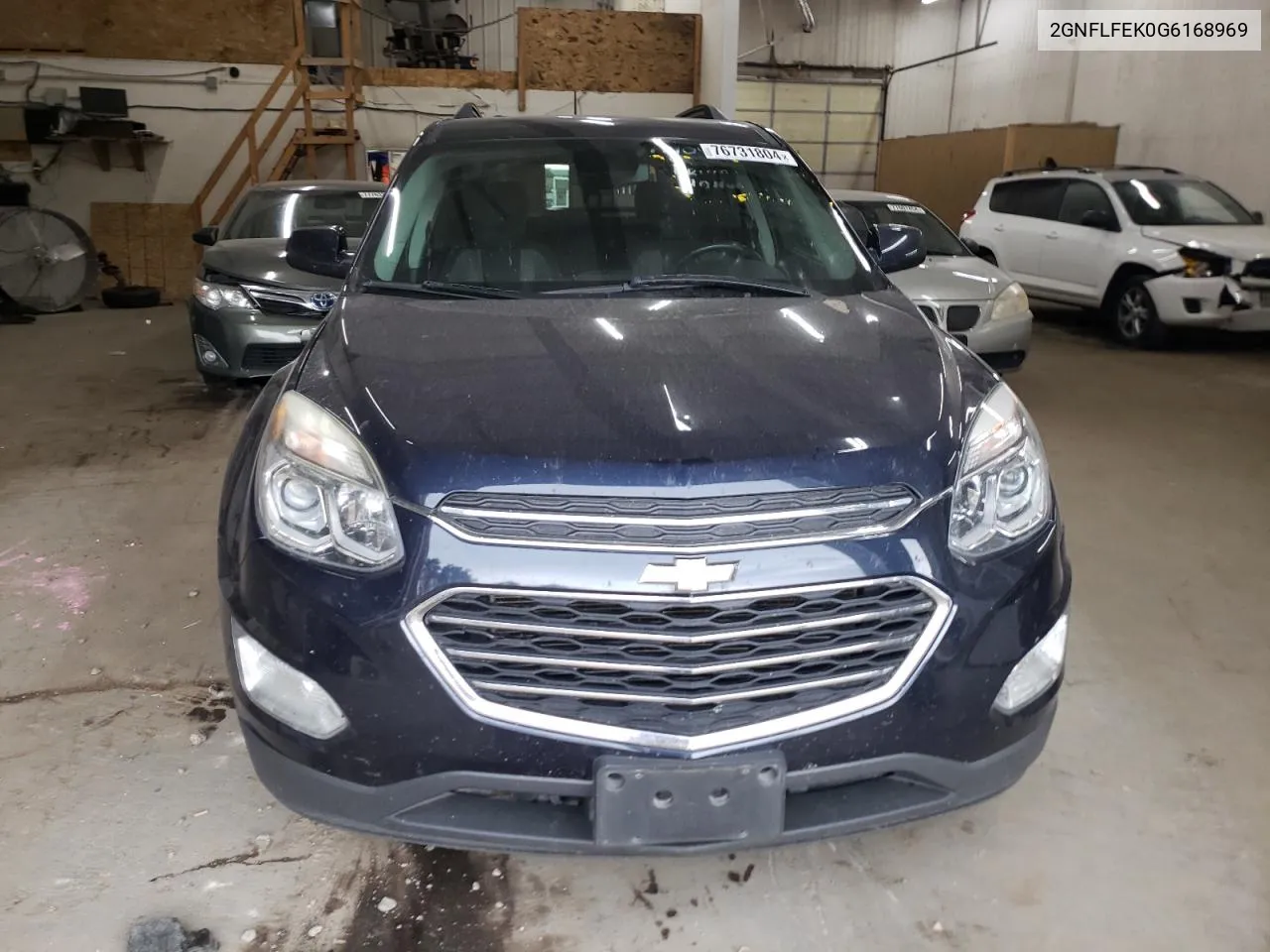 2016 Chevrolet Equinox Lt VIN: 2GNFLFEK0G6168969 Lot: 76731804