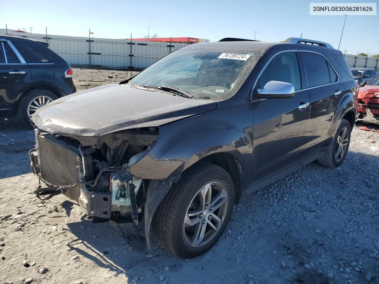 2GNFLGE30G6281626 2016 Chevrolet Equinox Ltz