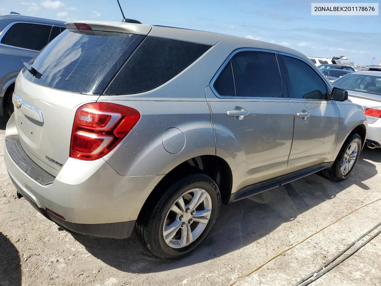 2016 Chevrolet Equinox Ls VIN: 2GNALBEK2G1178676 Lot: 76869854