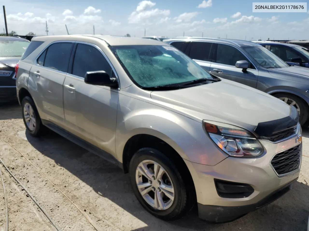 2016 Chevrolet Equinox Ls VIN: 2GNALBEK2G1178676 Lot: 76869854