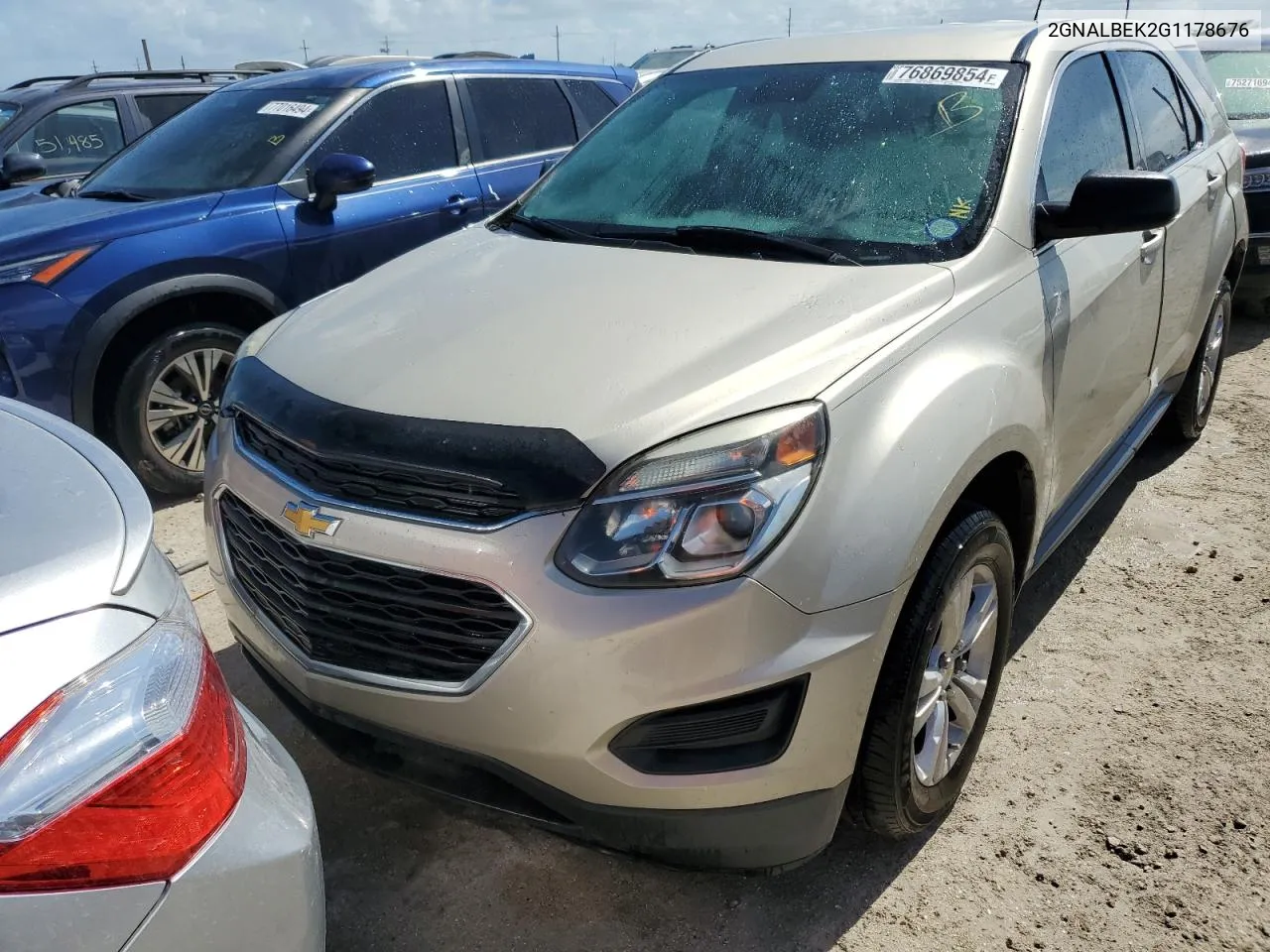 2016 Chevrolet Equinox Ls VIN: 2GNALBEK2G1178676 Lot: 76869854