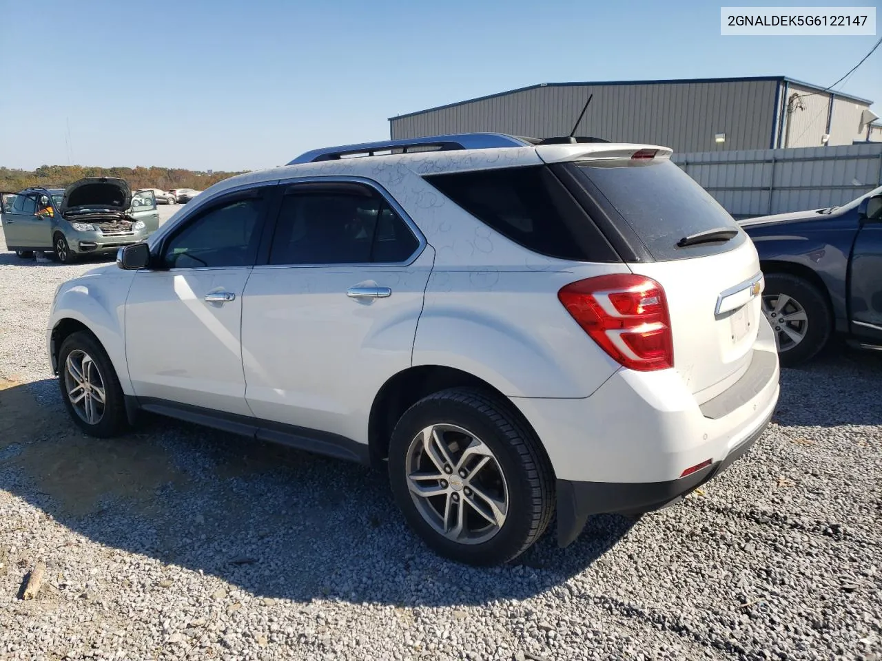 2016 Chevrolet Equinox Ltz VIN: 2GNALDEK5G6122147 Lot: 76943474