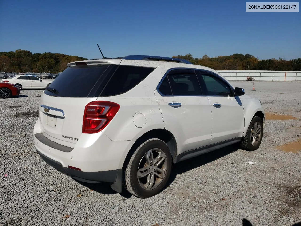 2016 Chevrolet Equinox Ltz VIN: 2GNALDEK5G6122147 Lot: 76943474