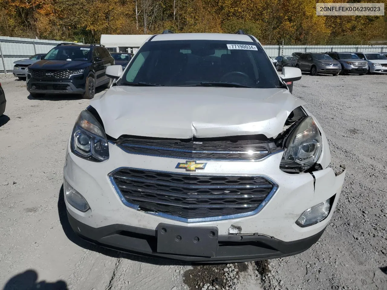 2016 Chevrolet Equinox Lt VIN: 2GNFLFEK0G6239023 Lot: 77190034