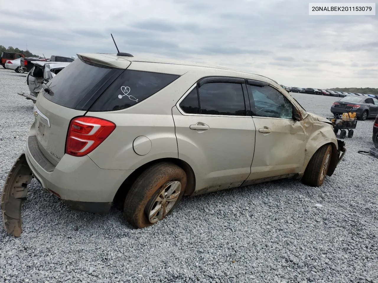 2016 Chevrolet Equinox Ls VIN: 2GNALBEK2G1153079 Lot: 77386414