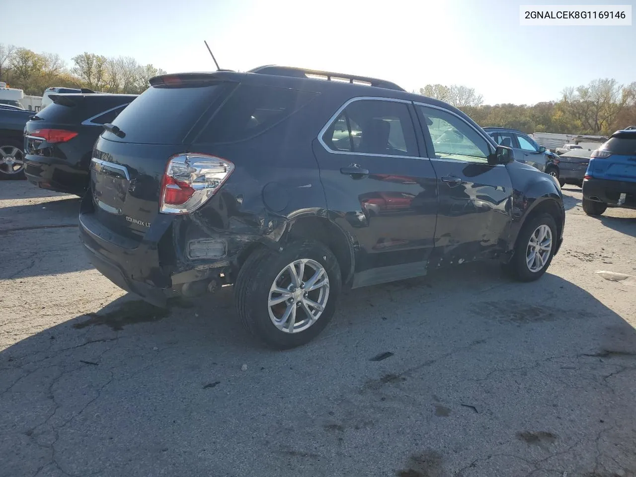 2016 Chevrolet Equinox Lt VIN: 2GNALCEK8G1169146 Lot: 77490484