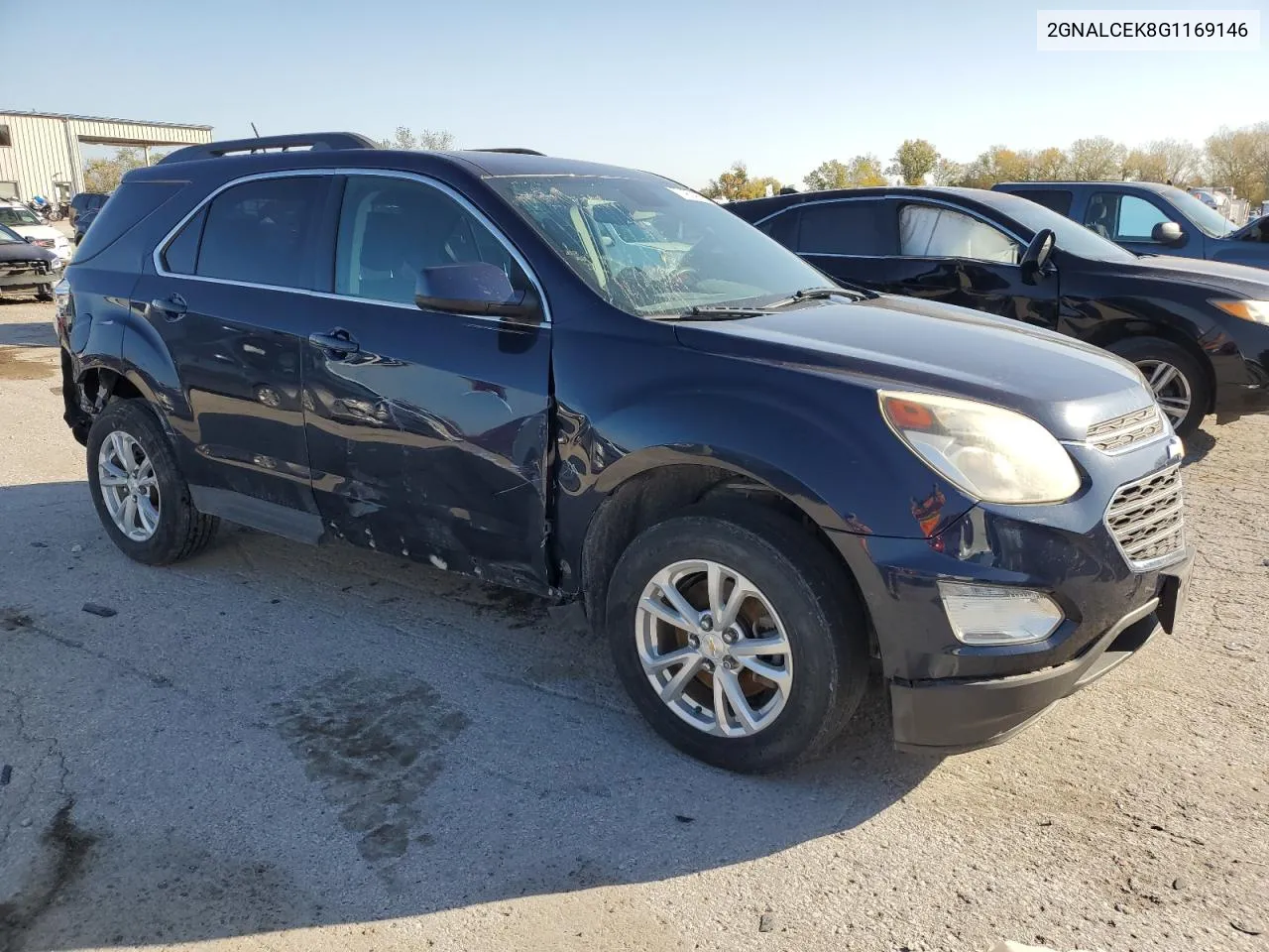 2016 Chevrolet Equinox Lt VIN: 2GNALCEK8G1169146 Lot: 77490484