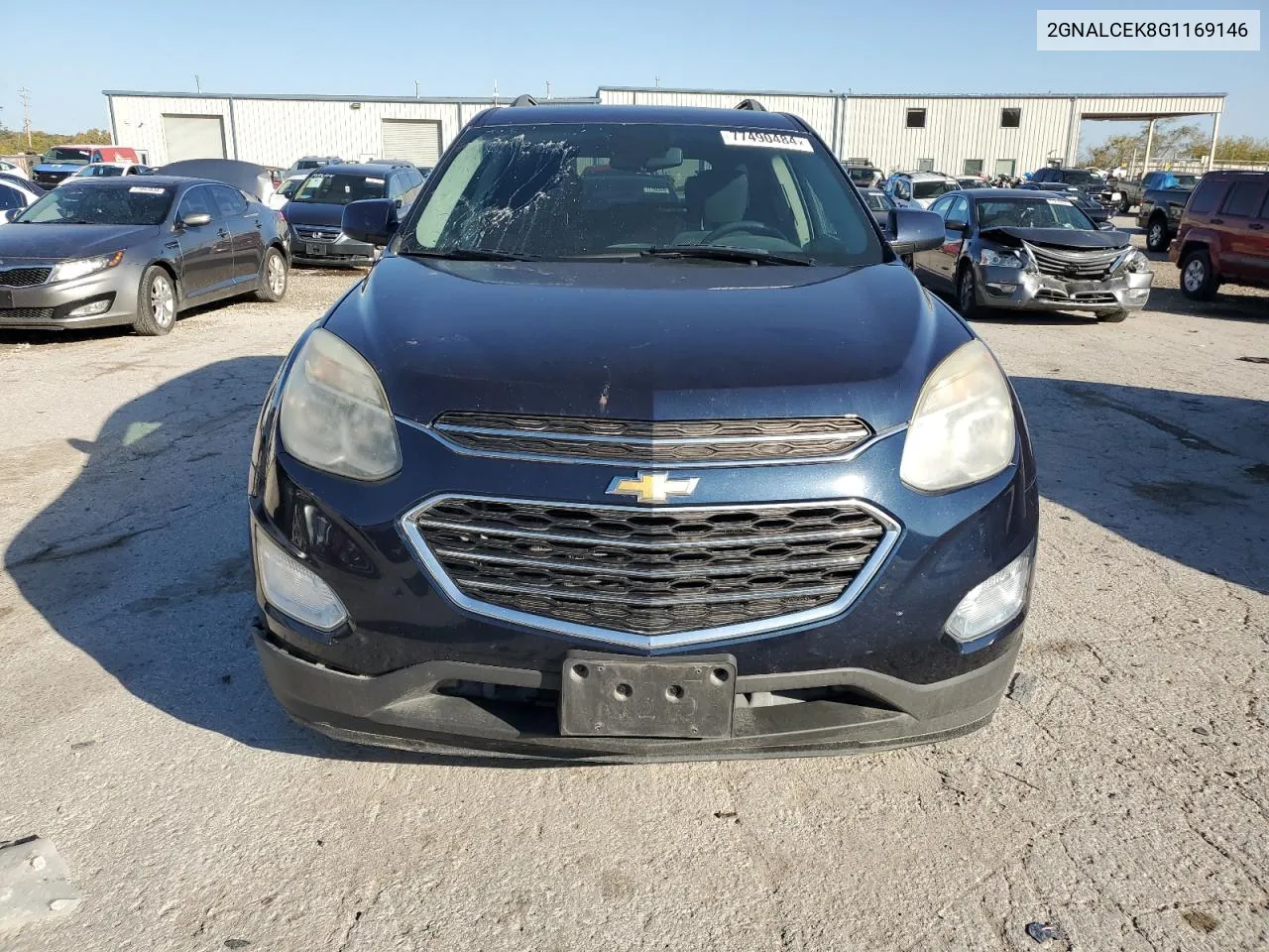 2016 Chevrolet Equinox Lt VIN: 2GNALCEK8G1169146 Lot: 77490484