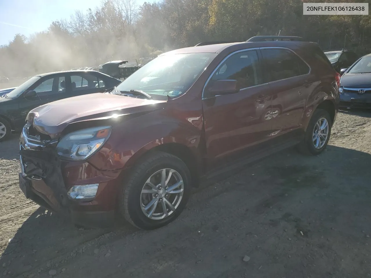 2016 Chevrolet Equinox Lt VIN: 2GNFLFEK1G6126438 Lot: 77552844