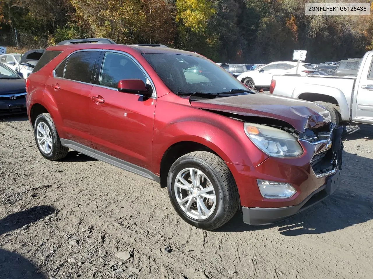 2016 Chevrolet Equinox Lt VIN: 2GNFLFEK1G6126438 Lot: 77552844