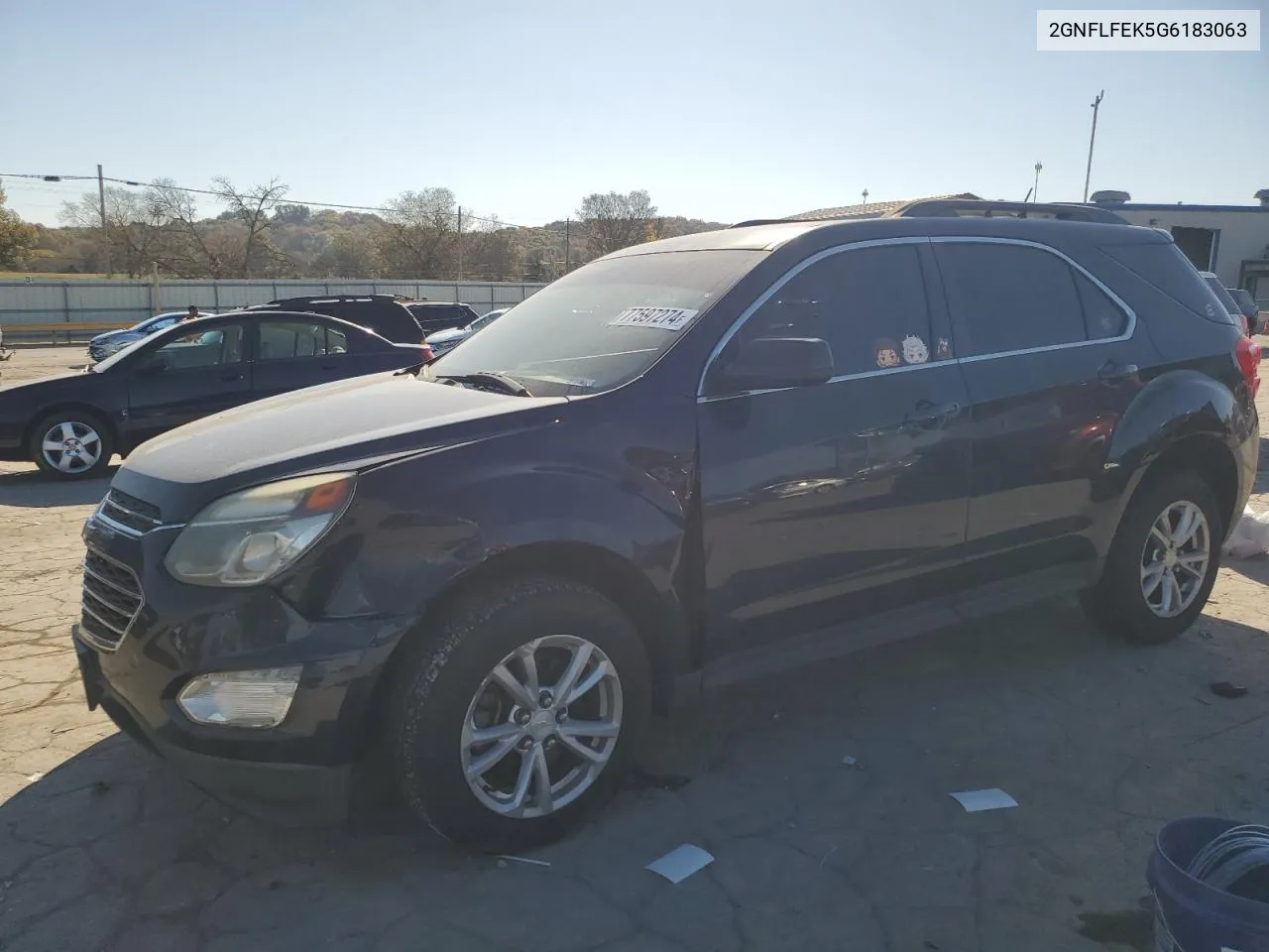 2016 Chevrolet Equinox Lt VIN: 2GNFLFEK5G6183063 Lot: 77597274