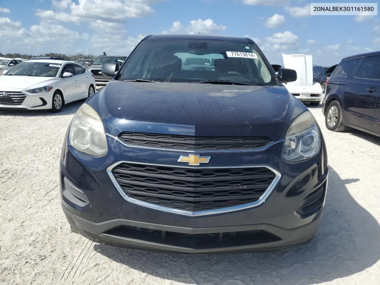 2016 Chevrolet Equinox Ls VIN: 2GNALBEK3G1161580 Lot: 77613814