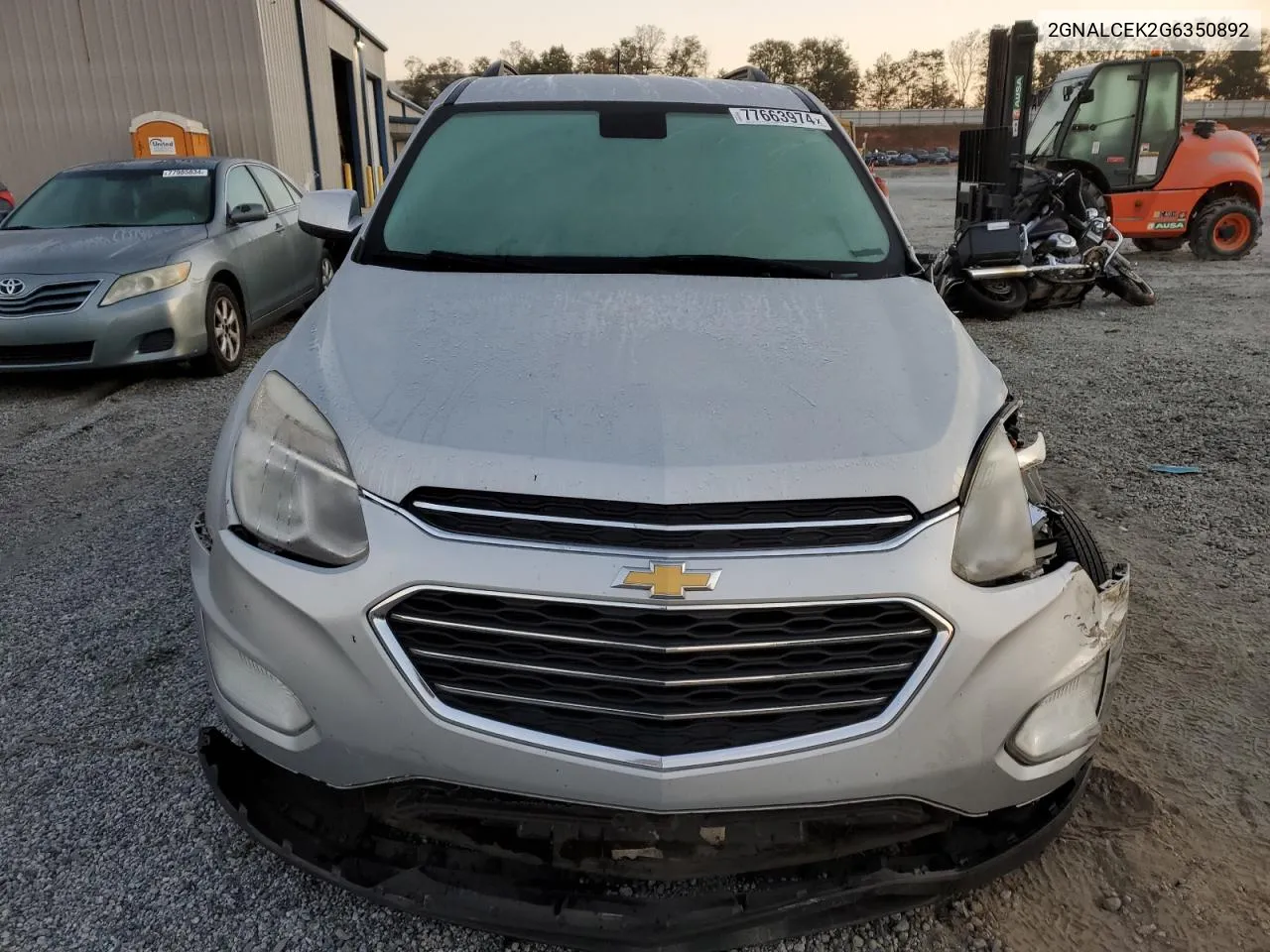 2016 Chevrolet Equinox Lt VIN: 2GNALCEK2G6350892 Lot: 77663974