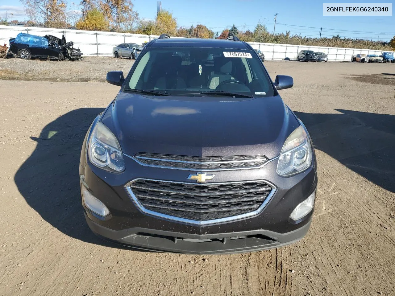 2GNFLFEK6G6240340 2016 Chevrolet Equinox Lt