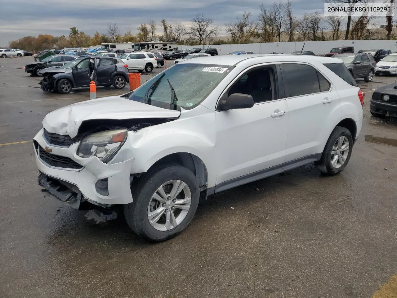 2016 Chevrolet Equinox Ls VIN: 2GNALBEK8G1109295 Lot: 77706034