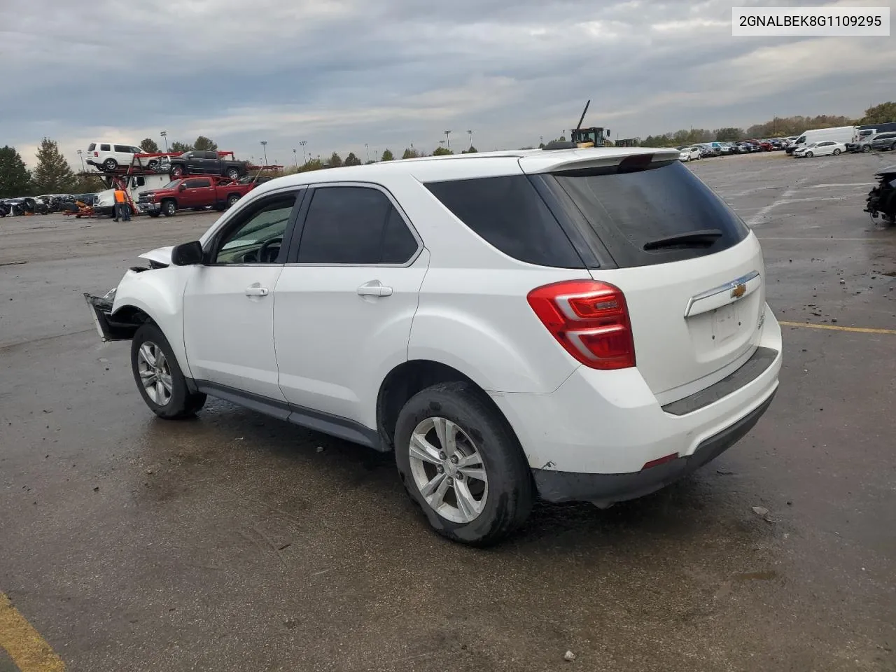 2016 Chevrolet Equinox Ls VIN: 2GNALBEK8G1109295 Lot: 77706034