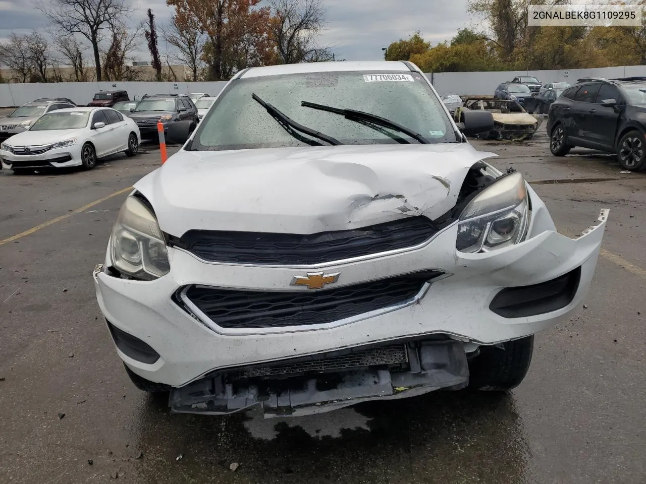 2016 Chevrolet Equinox Ls VIN: 2GNALBEK8G1109295 Lot: 77706034