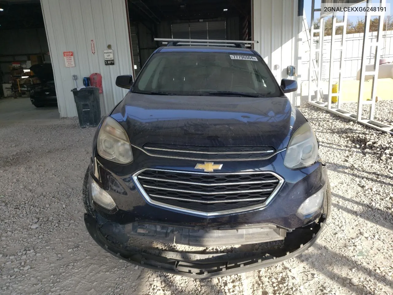 2016 Chevrolet Equinox Lt VIN: 2GNALCEKXG6248191 Lot: 77796504