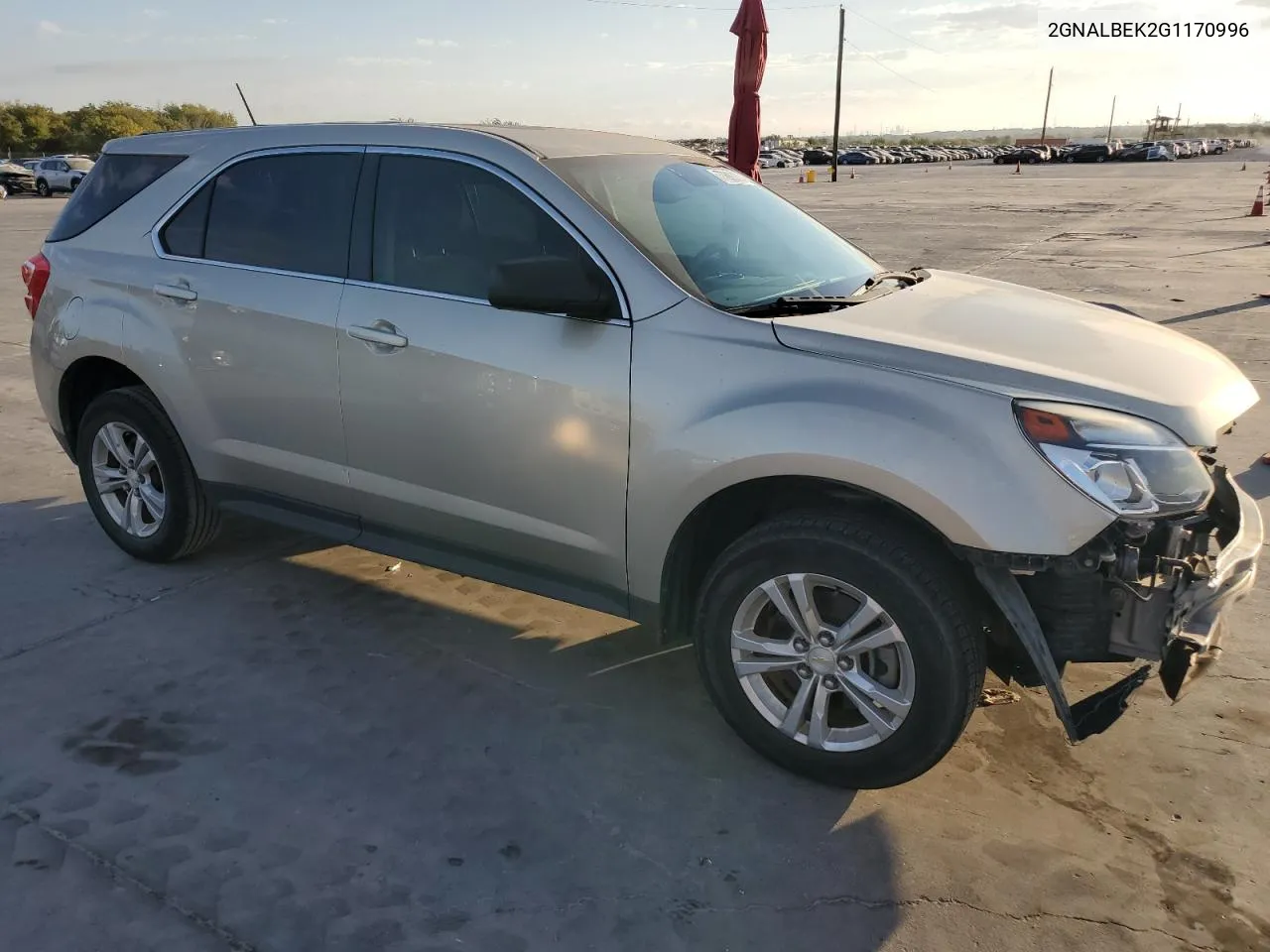 2016 Chevrolet Equinox Ls VIN: 2GNALBEK2G1170996 Lot: 77885374