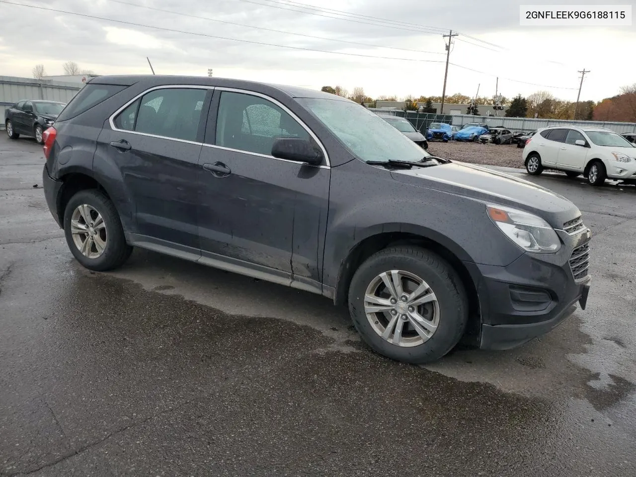 2016 Chevrolet Equinox Ls VIN: 2GNFLEEK9G6188115 Lot: 77912934