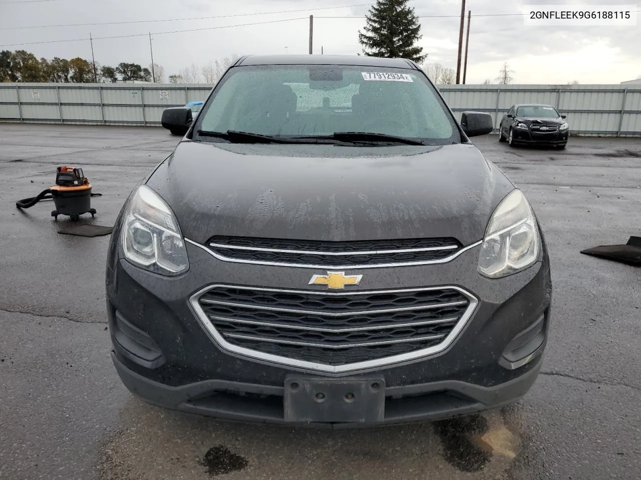 2016 Chevrolet Equinox Ls VIN: 2GNFLEEK9G6188115 Lot: 77912934