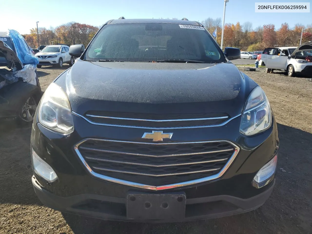 2016 Chevrolet Equinox Lt VIN: 2GNFLFEK0G6259594 Lot: 78049824