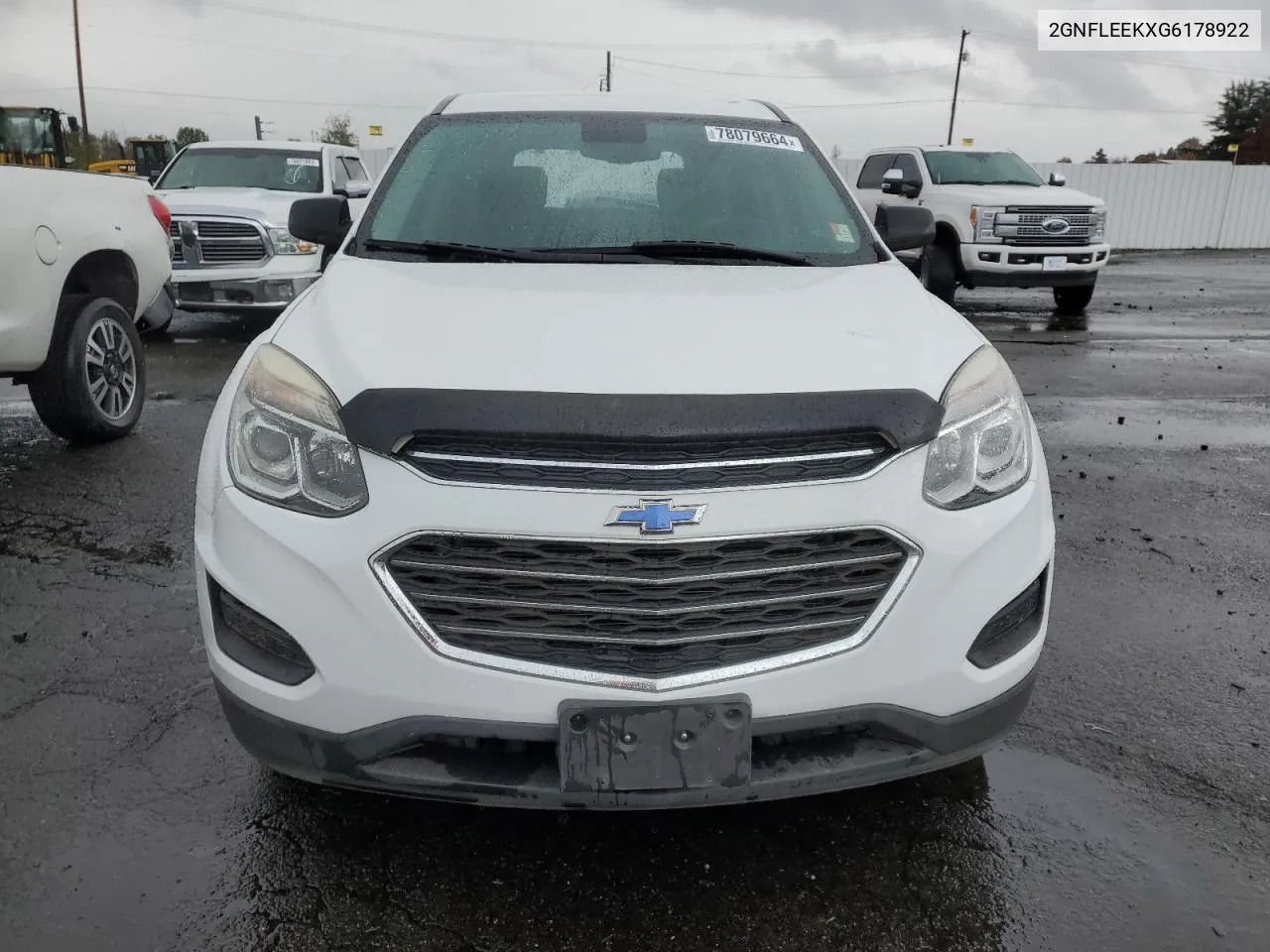 2016 Chevrolet Equinox Ls VIN: 2GNFLEEKXG6178922 Lot: 78079664