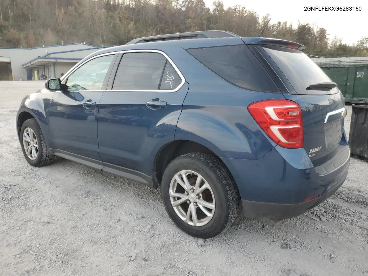 2016 Chevrolet Equinox Lt VIN: 2GNFLFEKXG6283160 Lot: 78124094