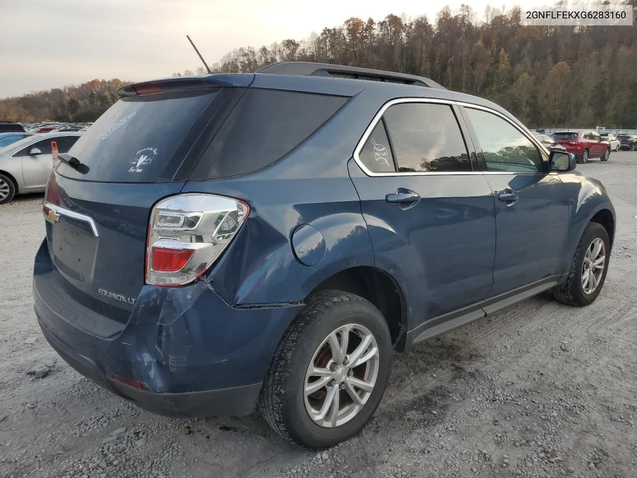 2016 Chevrolet Equinox Lt VIN: 2GNFLFEKXG6283160 Lot: 78124094