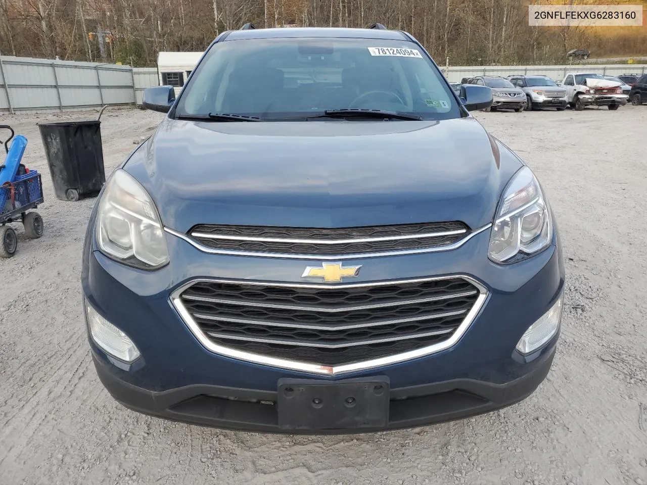 2016 Chevrolet Equinox Lt VIN: 2GNFLFEKXG6283160 Lot: 78124094