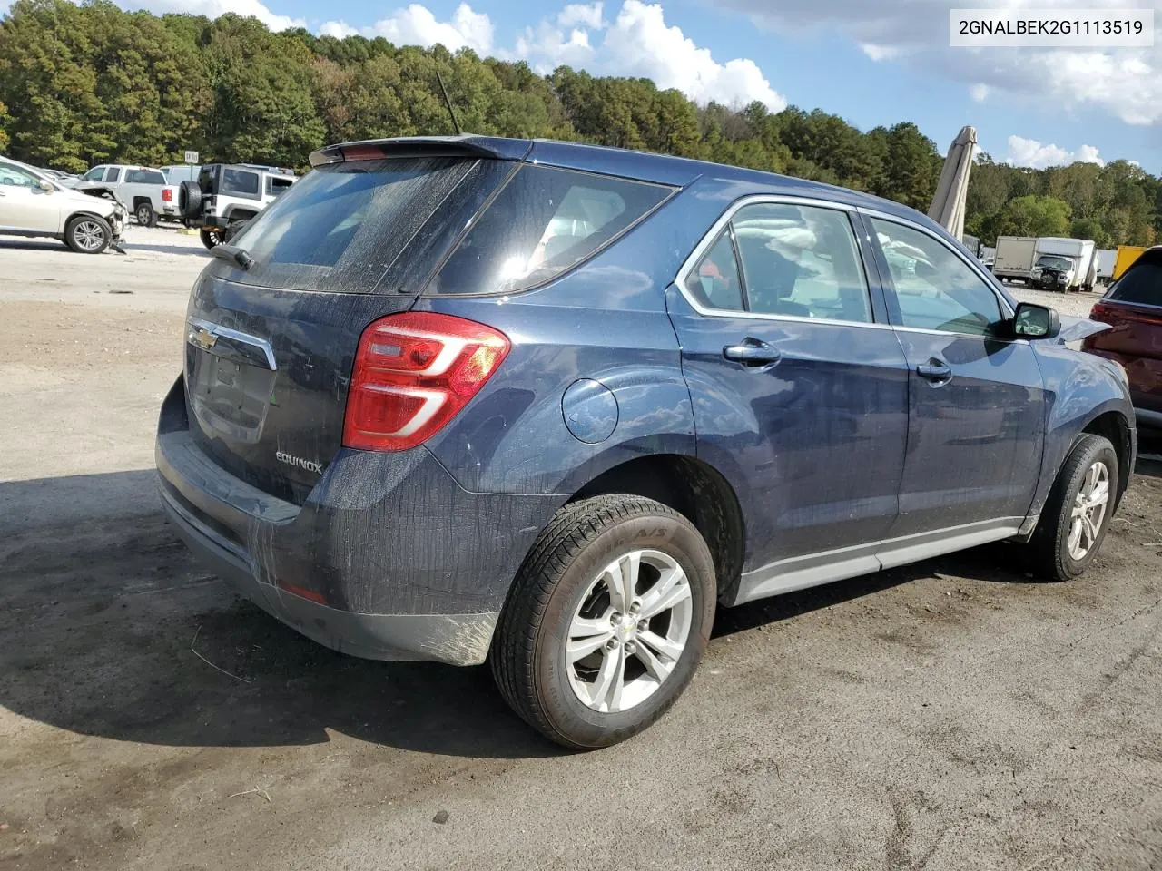 2016 Chevrolet Equinox Ls VIN: 2GNALBEK2G1113519 Lot: 78298054