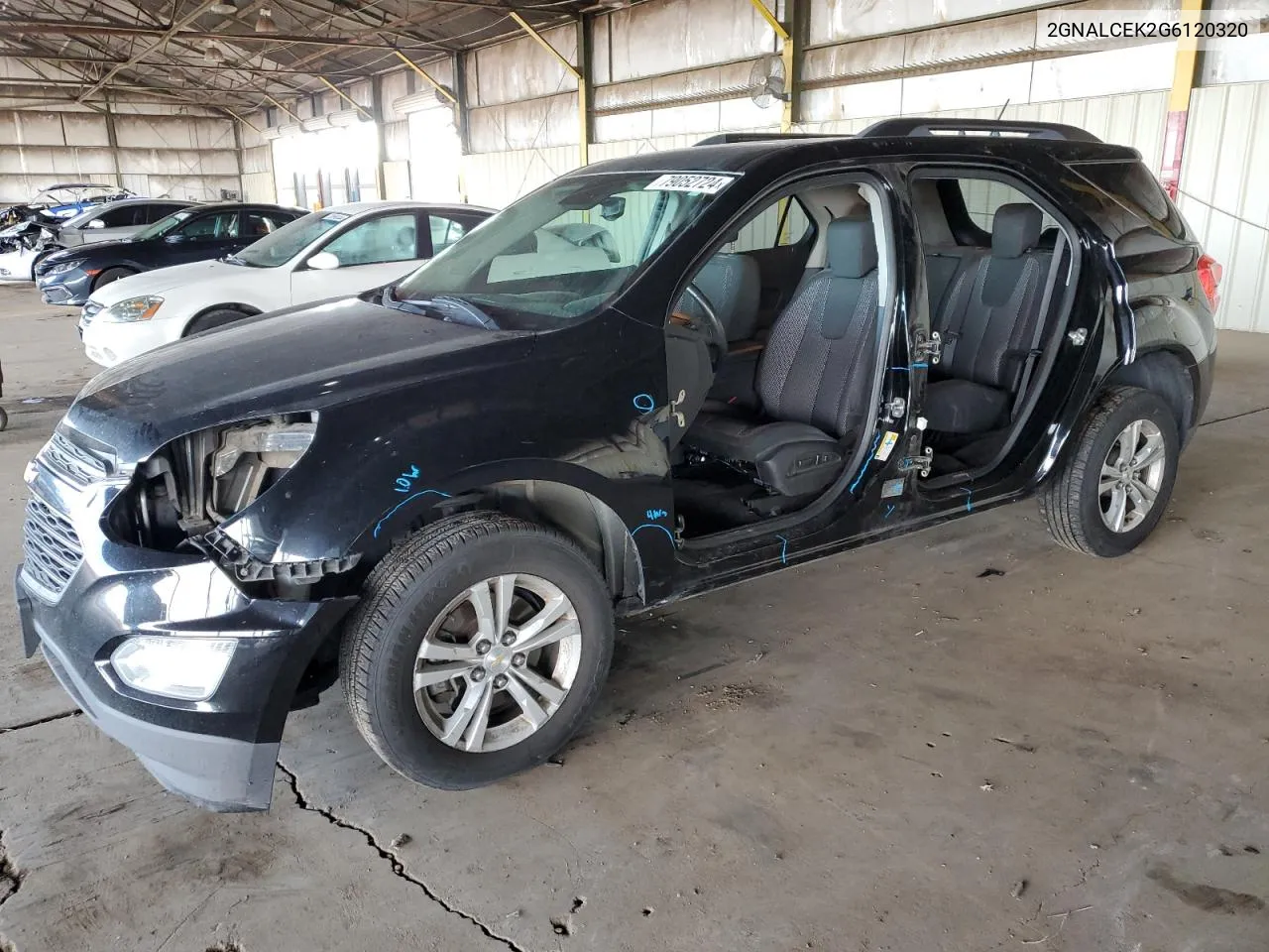 2016 Chevrolet Equinox Lt VIN: 2GNALCEK2G6120320 Lot: 79052724