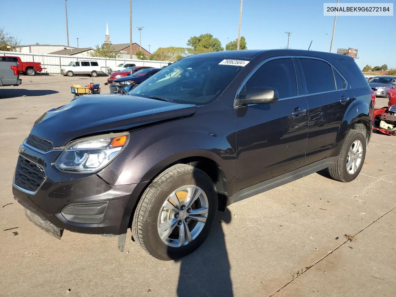 2016 Chevrolet Equinox Ls VIN: 2GNALBEK9G6272184 Lot: 79062504