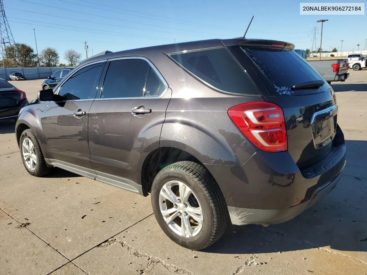 2016 Chevrolet Equinox Ls VIN: 2GNALBEK9G6272184 Lot: 79062504